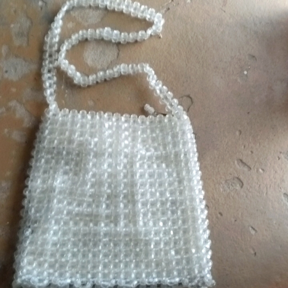 Pre WWII hand beaded pocketbook.